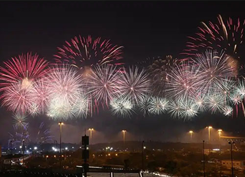 通许县焰火晚会